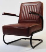 CONTEMPORARY LEATHER ARMCHAIR