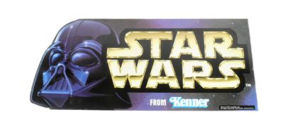 STAR WARS - VINTAGE 1997 KENNER SHOP DISPLAY DOUBLE SIDED SIGN