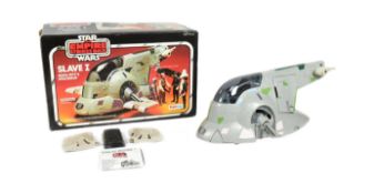 STAR WARS - ORIGINAL VINTAGE SLAVE 1 ACTION FIGURE PLAYSET