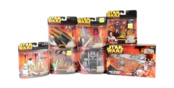 STAR WARS - REVENGE OF THE SITH - MOC CARDED PLAYSETS