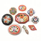 COLLECTION OF ITALIAN MICRO MOSAIC JEWELLERY