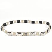 VINTAGE METAL & ENAMEL BELT