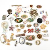 LARGE COLLECTION OF VINTAGE BROOCH PINS