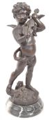REPRODUCTION BRONZE CHERUB / PUTTI FIGURE