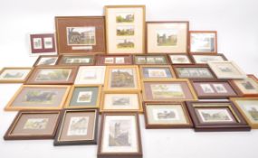 JACK GRUNWELL - LOCAL ARTIST - COLLECTION OF MINIATURE ORIGINALS