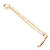 ANTIQUE PLATINUM & 9CT GOLD BROOCH PIN