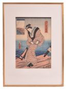 UTAGAWA KUNISADA - HUNDRED BEAUTIES 歌川国贞 －江户名所百人美女