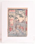 UTAGAWA HIROSHIGE II EDO PERIOD 歌川広重 - 江户名胜图会