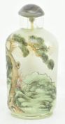 GLASS SNUFF BOTTLE BY YONG SHOUTIAN 永寿田玻璃内画鼻烟壶