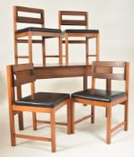 REMPLOY, BRITAIN - MID CENTURY TEAK DINING TABLE WITH CHAIRS