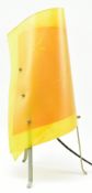 HABITAT - VINTAGE MID CENTURY PLASTIC SHADE DESK LAMP ON CHROME SUPPORTS