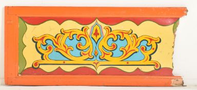 20TH CENTURY FAIRGROUND / FUNFAIR PAINTED PANEL