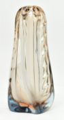 JAN BERANEK FOR SKDLOVICE - TALL CZECH 1960S GLASS VASE