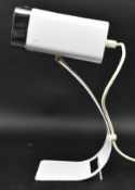 PROVA, MADE IN ITALY - MID CENTURY CHROME & WHITE METAL DESK LAMP