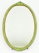 AMERICAN ART DECO 1930S LUCITE SMALL WALL MIRROR