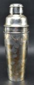 MAPPIN & WEBB - ART DECO PRINCE'S SILVER PLATE COCKTAIL SHAKER
