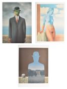RENE MAGRITTE - SET OF THREE OFFSET LITHOGRAPH POSTER PRINTS