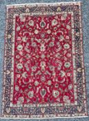 LARGE 20TH CENTURY PERSIAN ISLAMIC TABRIZ FLOOR CARPET RUG
