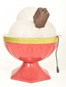 LARGE LIGHT-UP ICE CREAM FAIRGROUND / FUNFAIR DISPLAY