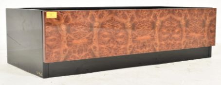 PAUL MICHEL - 1970S LACQUERED BURR WALNUT PLANTER