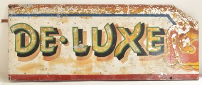 DE. LUXE - LARGE 20TH CENTURY FAIRGROUND SIGN