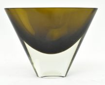 KAJ FRANCK FOR NUUTAJARVI NOTSJO - OLIVE GREEN VASE