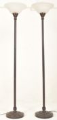 PAIR OF CONTEMPORARY ART DECO STYLE LAMP STANDARDS