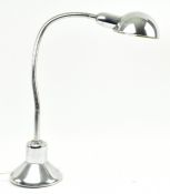 20TH CENTURY INDUSTRIAL CHROMED DESK LAMP