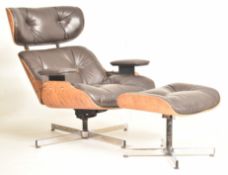 CHARLES & RAY EAMES 670 & 671 LOUNGE CHAIR & OTTOMAN