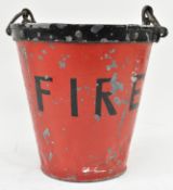 PRIVATE COLLECTION OF DERREN BROWN - EARLY 20TH CENTURY METAL FIRE BUCKET