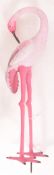 1970S CAST ALUMINIUM DECORATIVE GARDEN FLAMINGO
