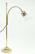 ITALIAN ART DECO CIRCA 1930S BRASS CANTILEVER DESK LAMP