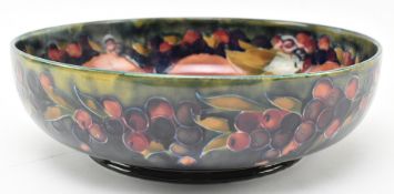 WILLIAM MOORCROFT - POMEGRANATE DESIGN - SIGNED CERAMIC BOWL