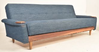 20TH CENTURY DANISH THREE SEATER SOFA / DAYBED