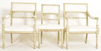 SET OF FRENCH LOUIS XVI STYLE CHAIRS