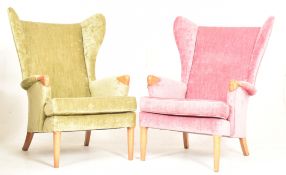 PARKER KNOLL - MODEL 757 - PAIR OF WINGBACK ARMCHAIRS