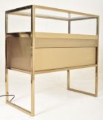 CONTEMPORARY HIGH END DESIGN GILT METAL & GLASS BIJOUTERIE TABLE