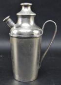 QUIST - ART DECO 1930S COCKTAIL SHAKER WITH STOPPER & HANDLE