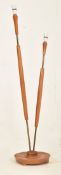 VINTAGE 1960S TEAK DANISH DESIGN TWIN ARM STANDING LAMP