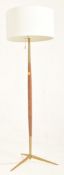JOHN LEWIS - CONTEMPORARY TEAK & BRASS ATOMIC FLOOR STANDARD LAMP