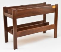 GUY ROGERS - MID 20TH CENTURY TEAK WOOD MAGAZINE RACK