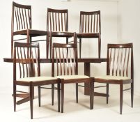 BRAMIN - MID CENTURY DANISH DESIGN MAHOGANY DINING TABLE & CHAIRS