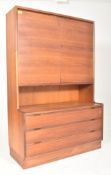 DANISH MODERN DESIGN - MID CENTURY TEAK WOOD HIGHBOARD CABINET