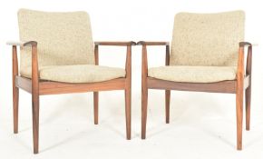 FINN JUHL FOR FRANCE & SON - PAIR OF ARMCHAIRS