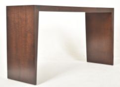 CONTEMPORARY DESIGNER WALNUT CONSOLE TABLE
