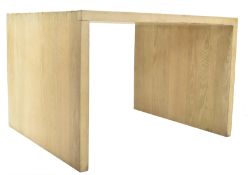 CONTEMPORARY DESIGNER LIMED OAK COFFEE TABLE