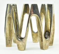 DANSK DESIGN - MID CENTURY SILVER PLATED CANDLESTICK HOLDER