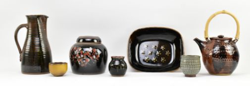 STUDIO ART POTTERY - MIXED SELECTION OF VINTAGE STONEWARE