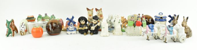 COLLECTION OF VINTAGE MID CENTURY CERAMIC SALT & PEPPER SHAKERS