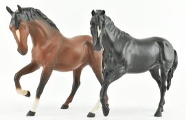 ROYAL DOULTON & BESWICK - TWO MID CENTURY HORSE FIGURINES